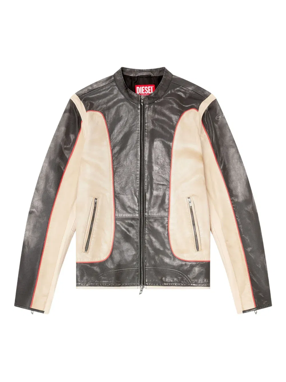 L-Evert leather biker jacket