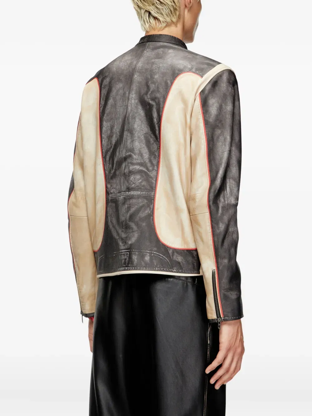 L-Evert leather biker jacket