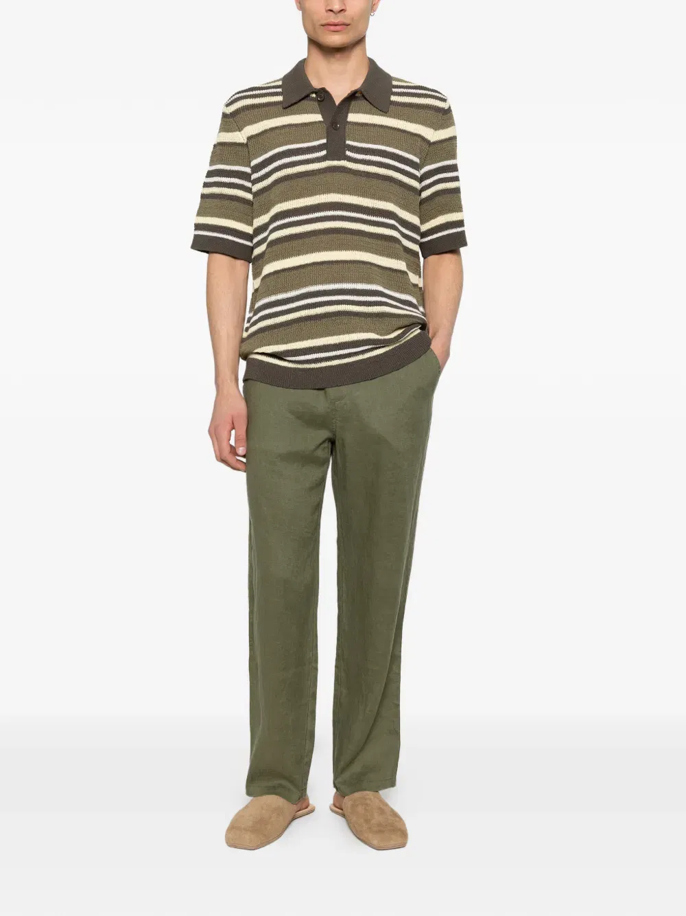 Samarco striped polo shirt