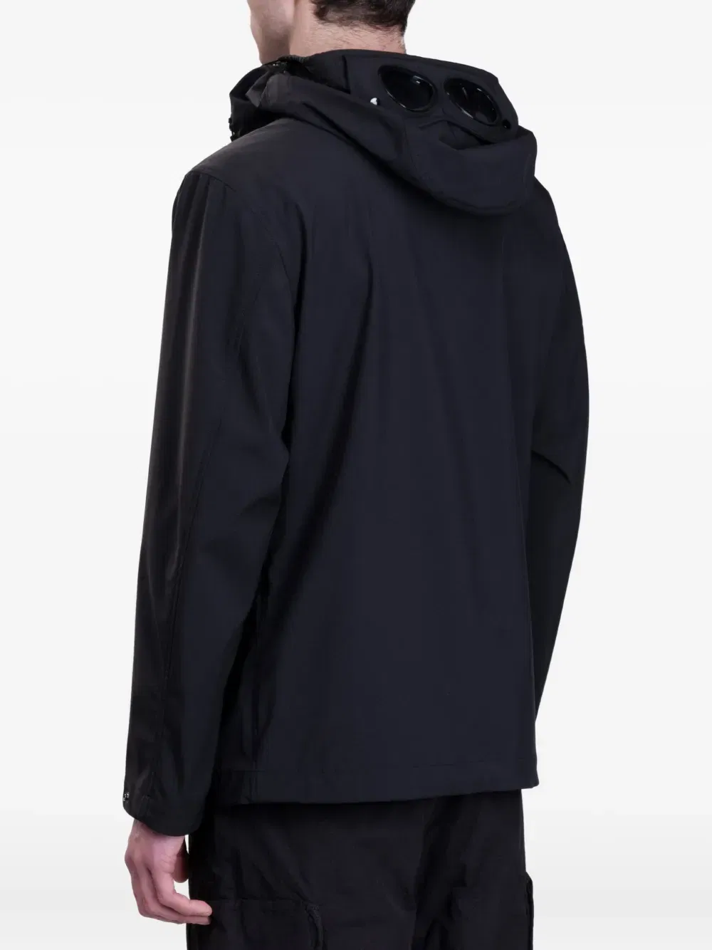 Goggle-hooded jacket