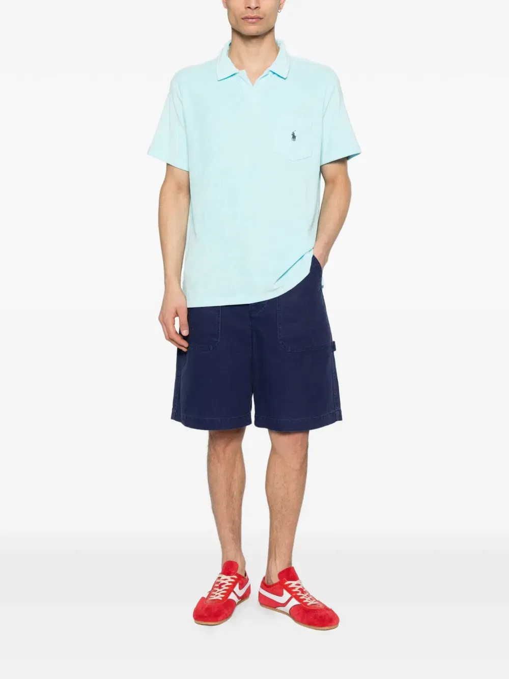 pocket logo polo shirt