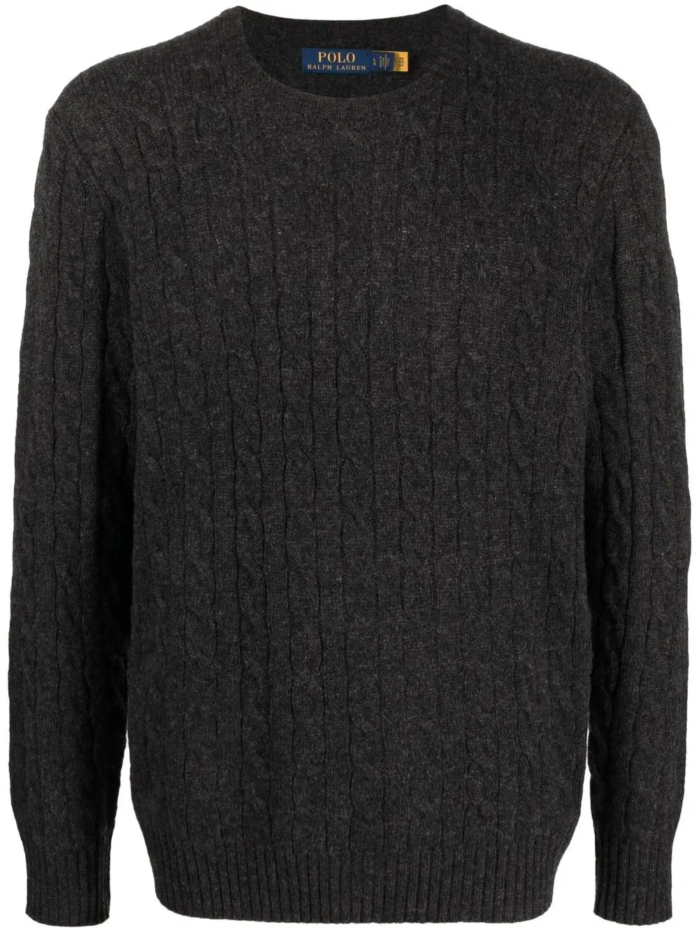 wool-cashmere cable knit jumper