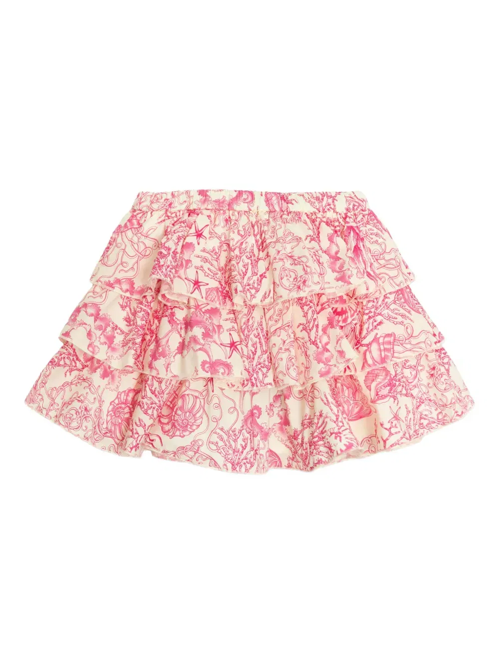 Underwater Barocco ruffled skirt