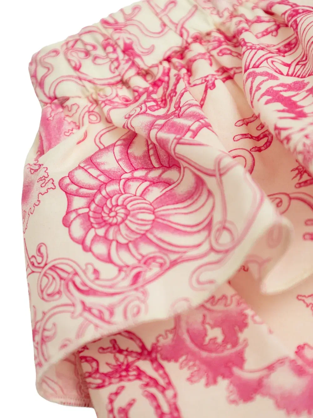 Underwater Barocco ruffled skirt