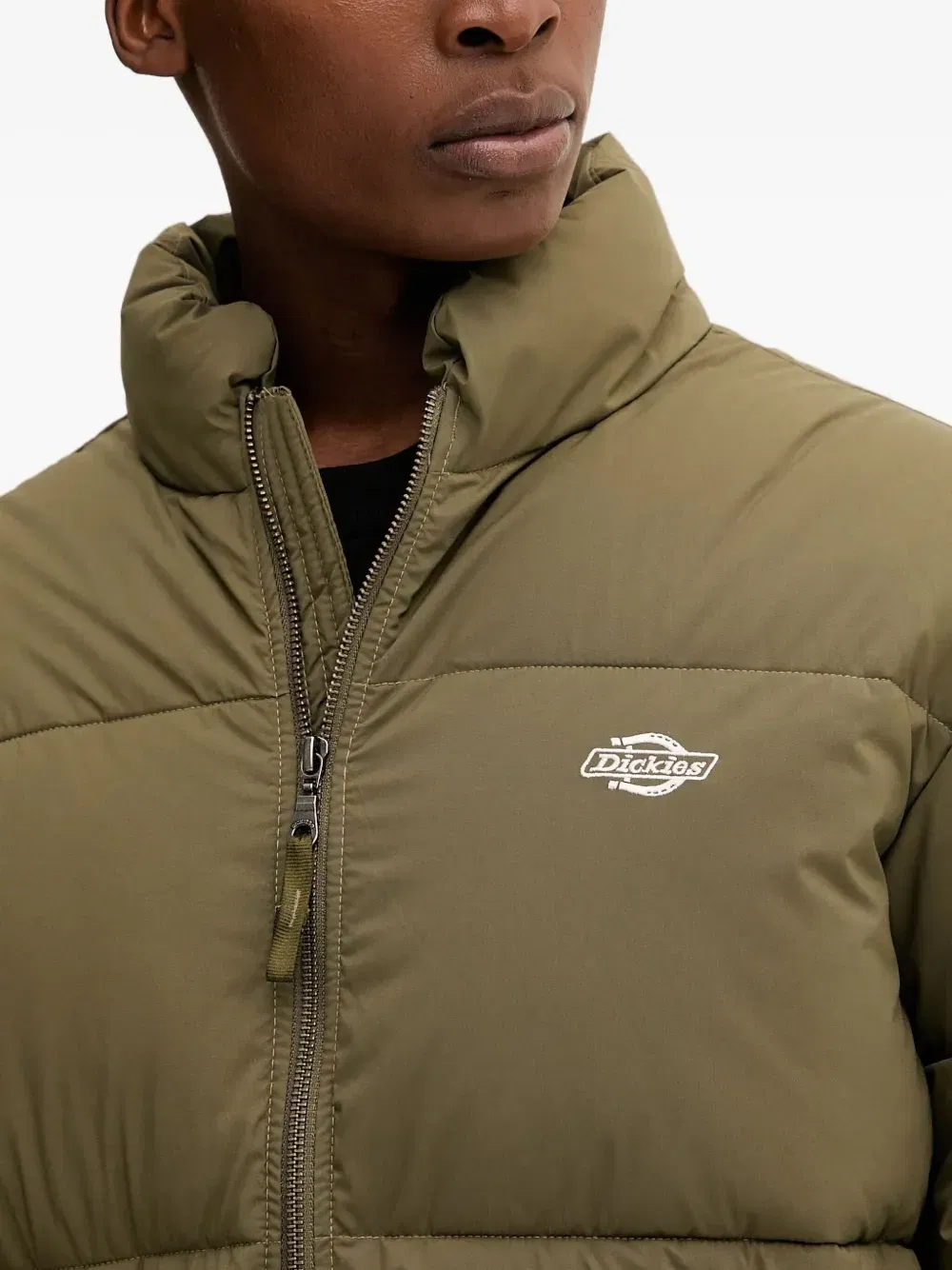 Summerdale logo-detail quilted jacket