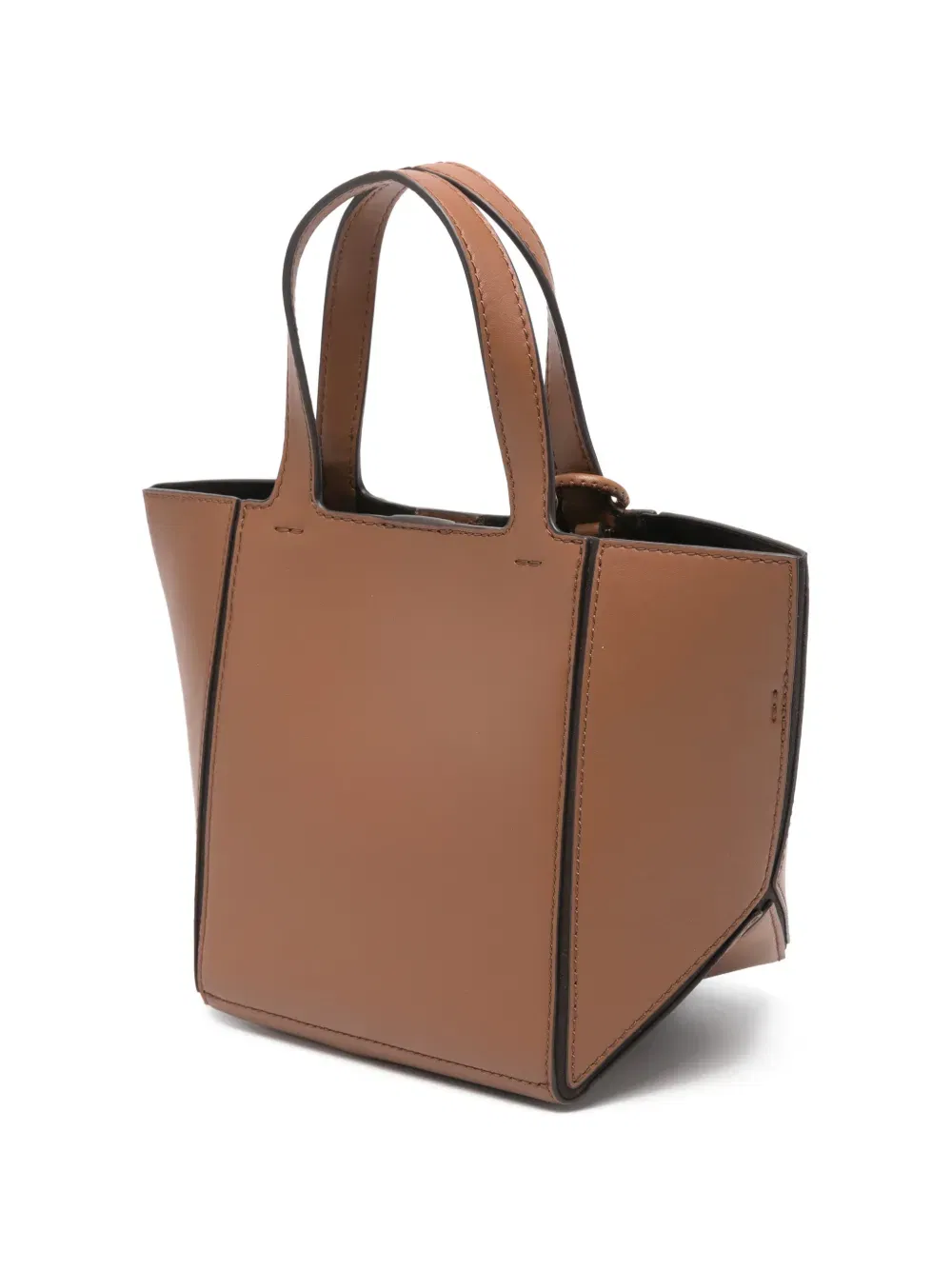 Jordi logo-charm tote bag
