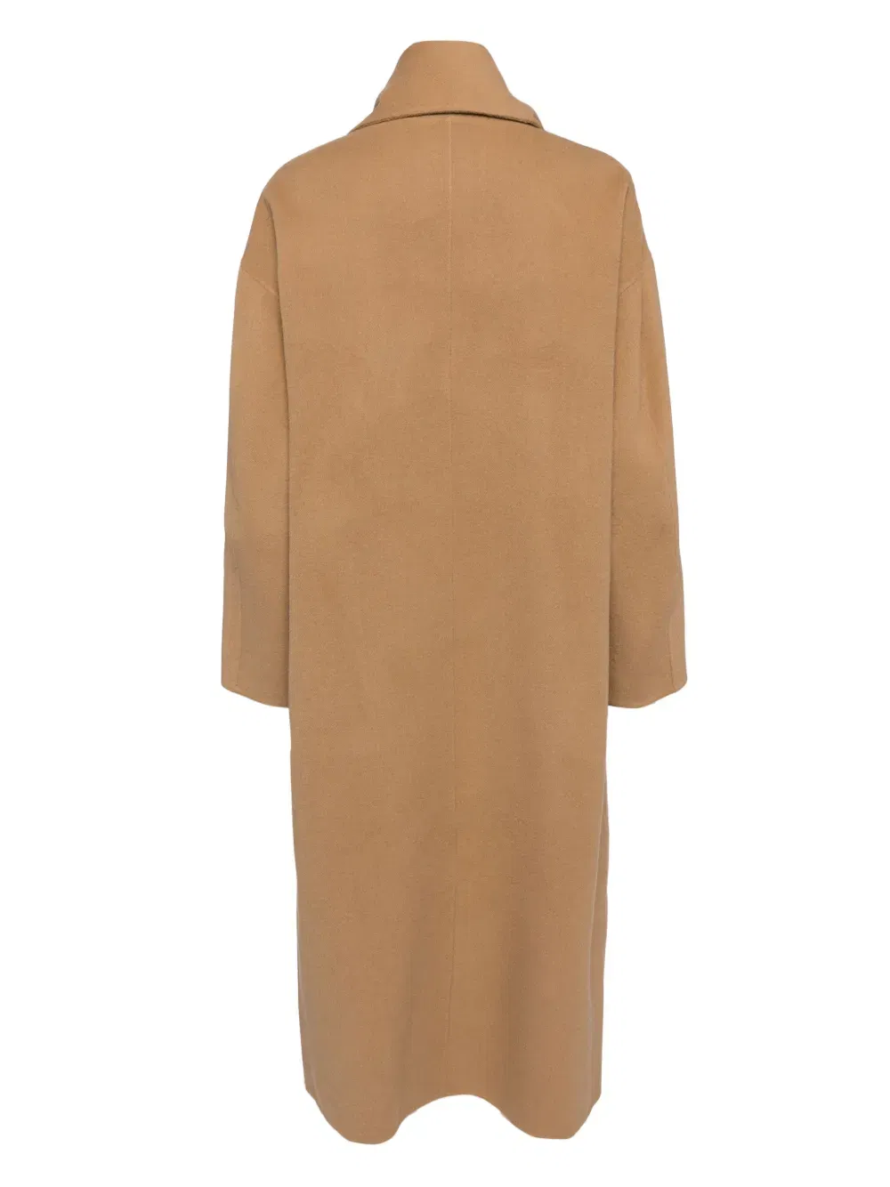 detachable-muffler zip-up coat