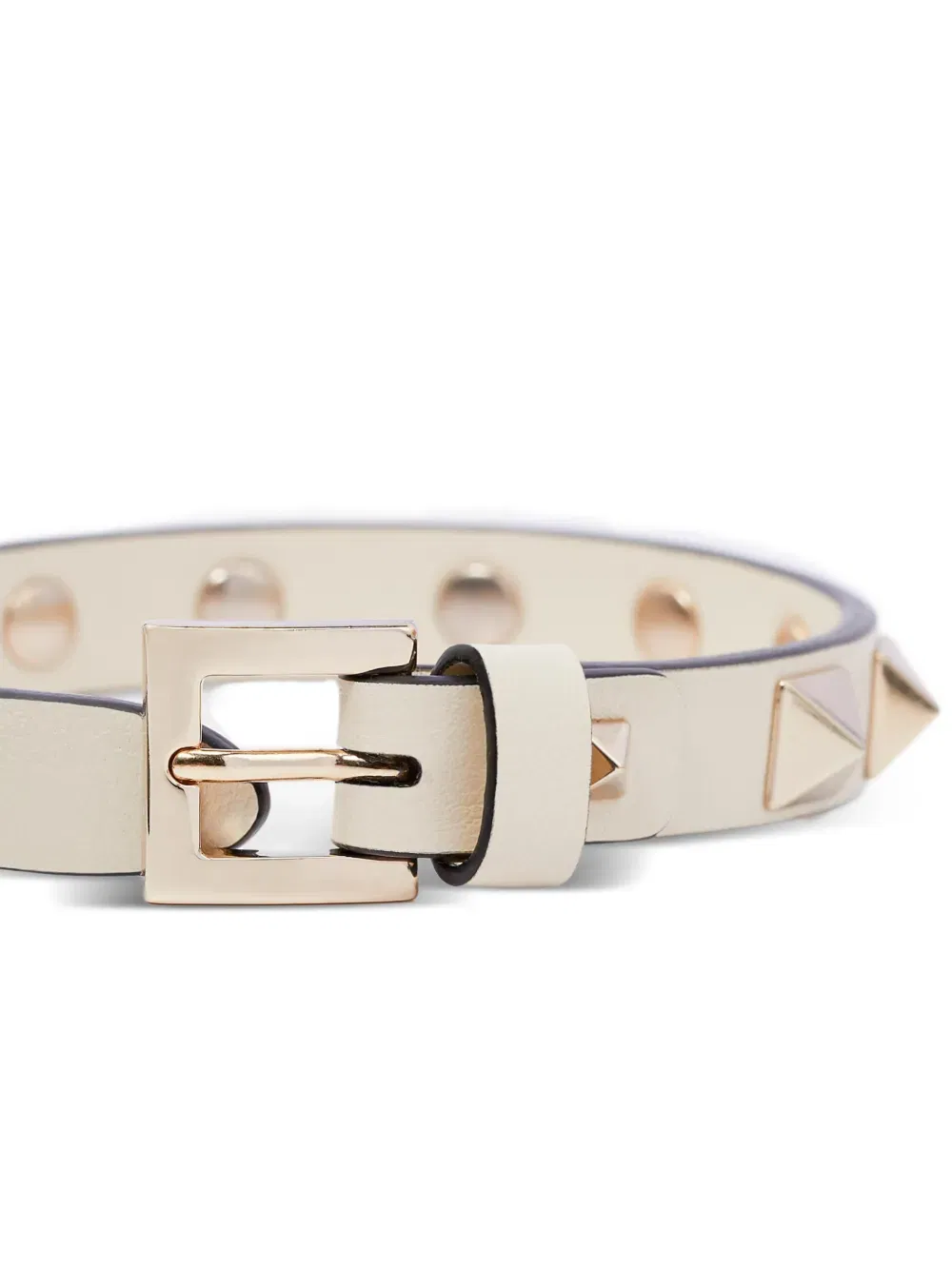 Rockstud leather bracelet