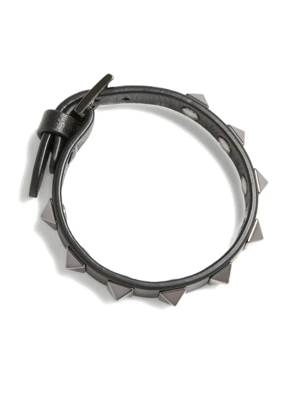 Rockstud leather bracelet