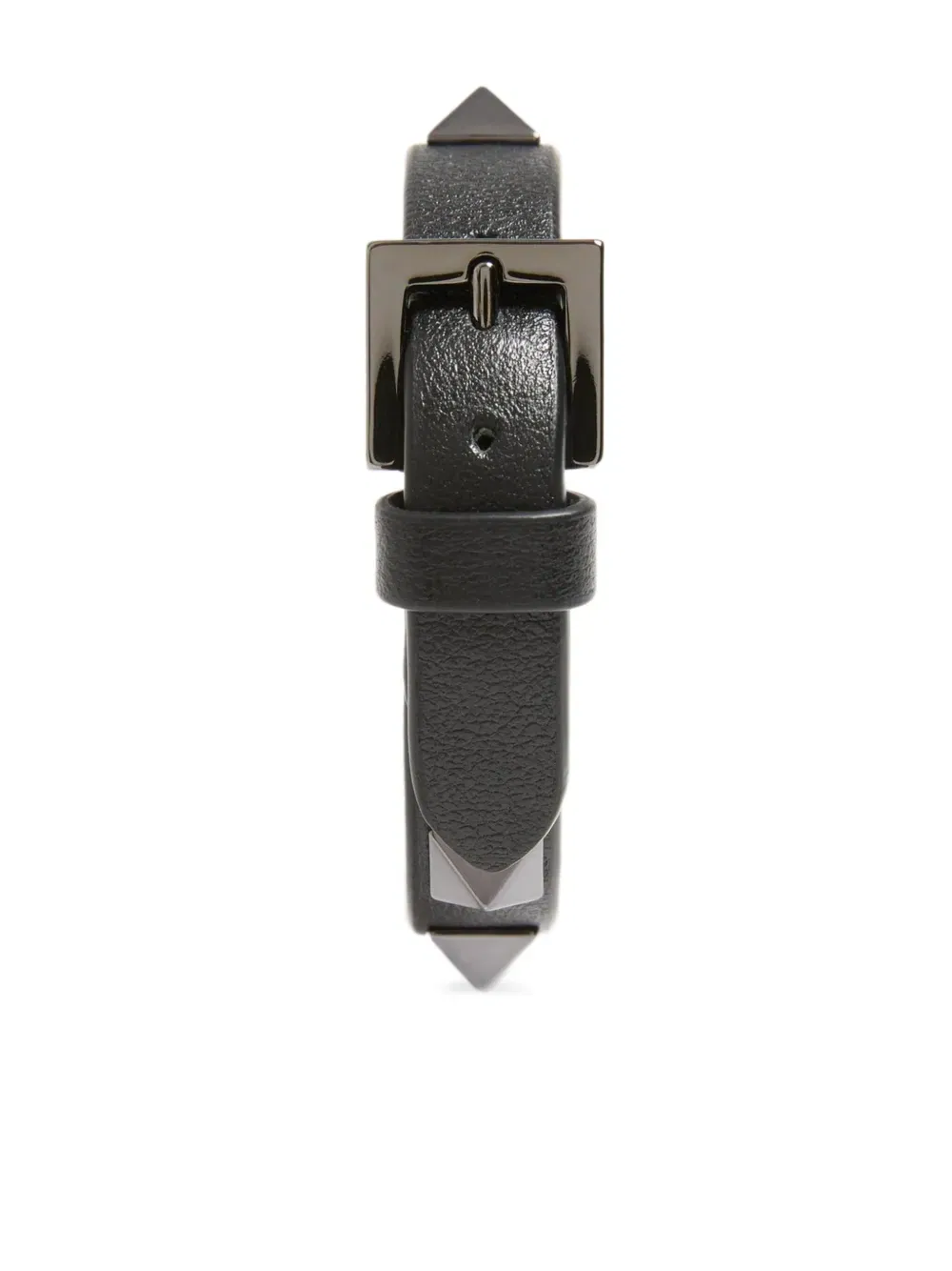 Rockstud leather bracelet