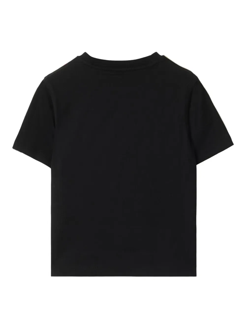 checkered-trim T-Shirt