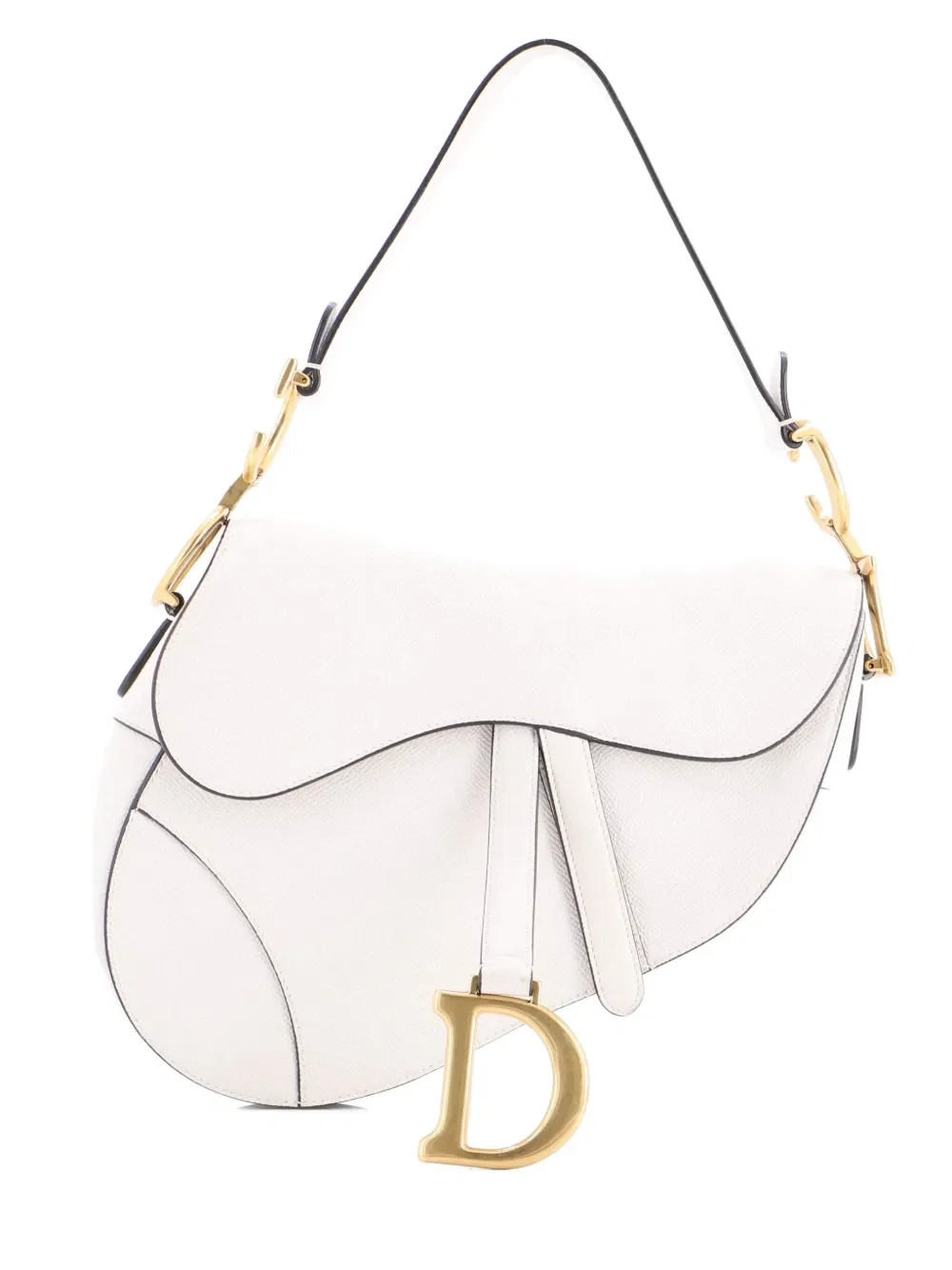 Christian Dior Saddle Handbag Leather Medium shoulder bag – image 3 of 5 Christian Dior Saddle Handbag Leather Medium shoulder bag – image 3 of 5