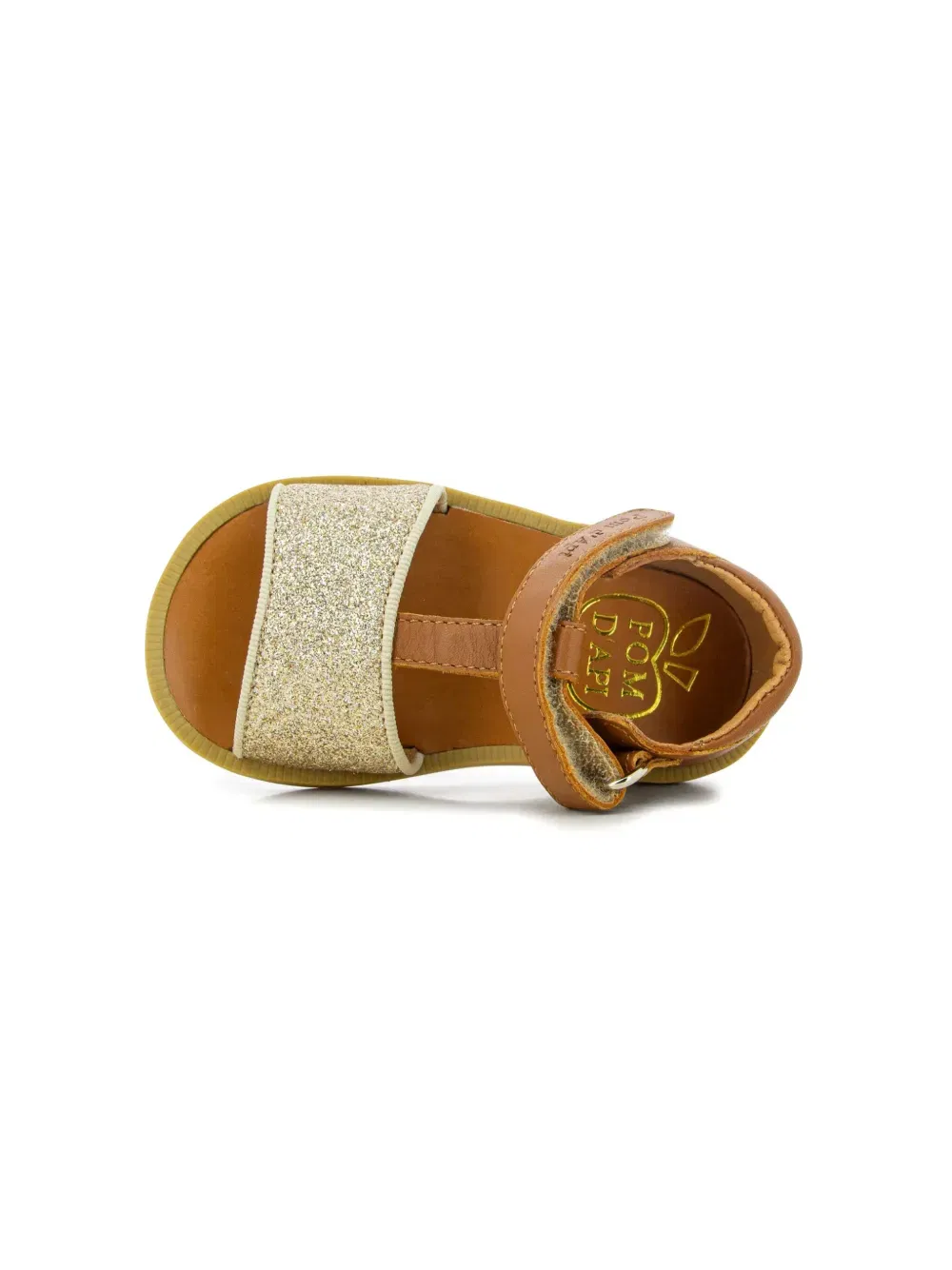touch-strap leather sandals