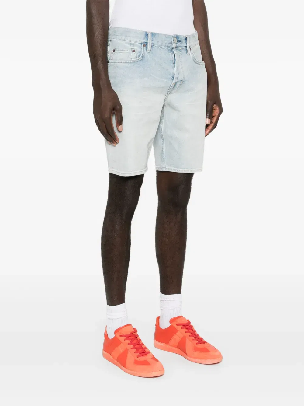 Switch denim shorts