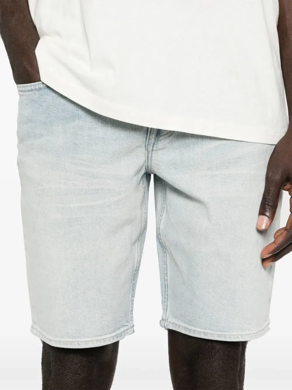 Switch denim shorts