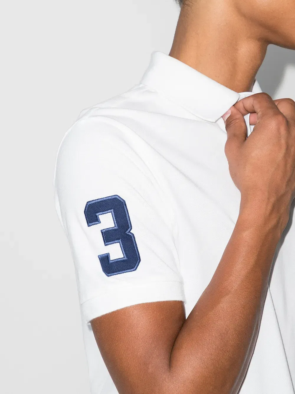 polo-embroidered polo shirt