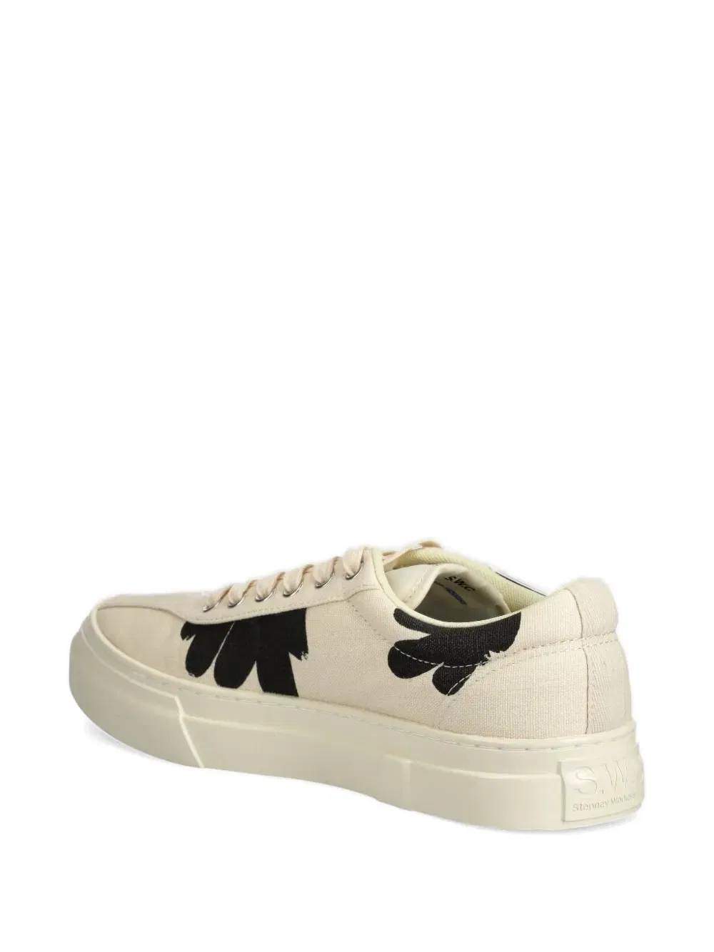 floral-print sneakers