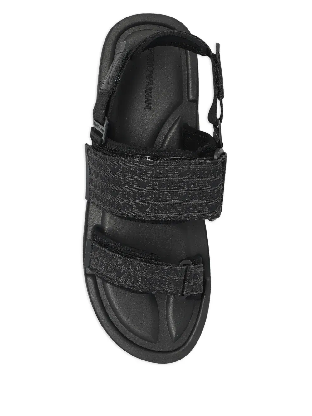 logo-jacquard sandals