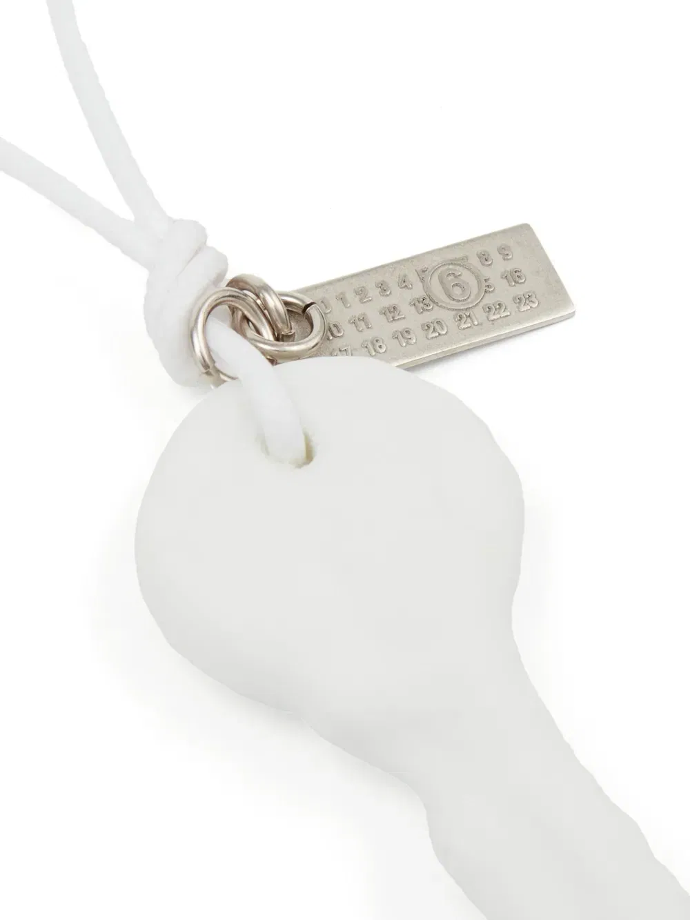 Candle Waxed key-pendant necklace