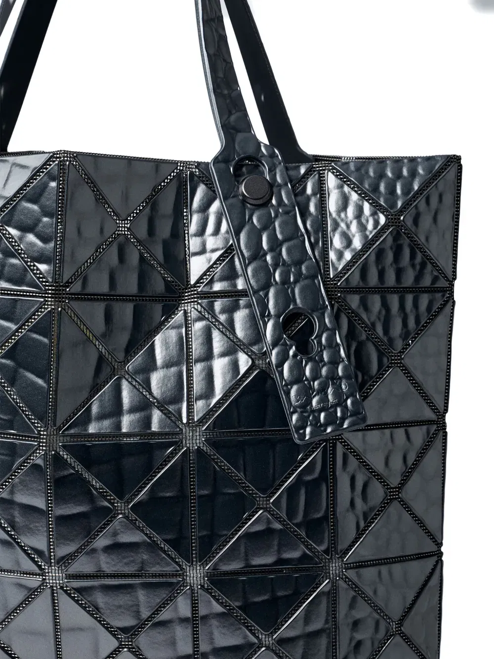 Meta Kaiju triangular tiles tote bag