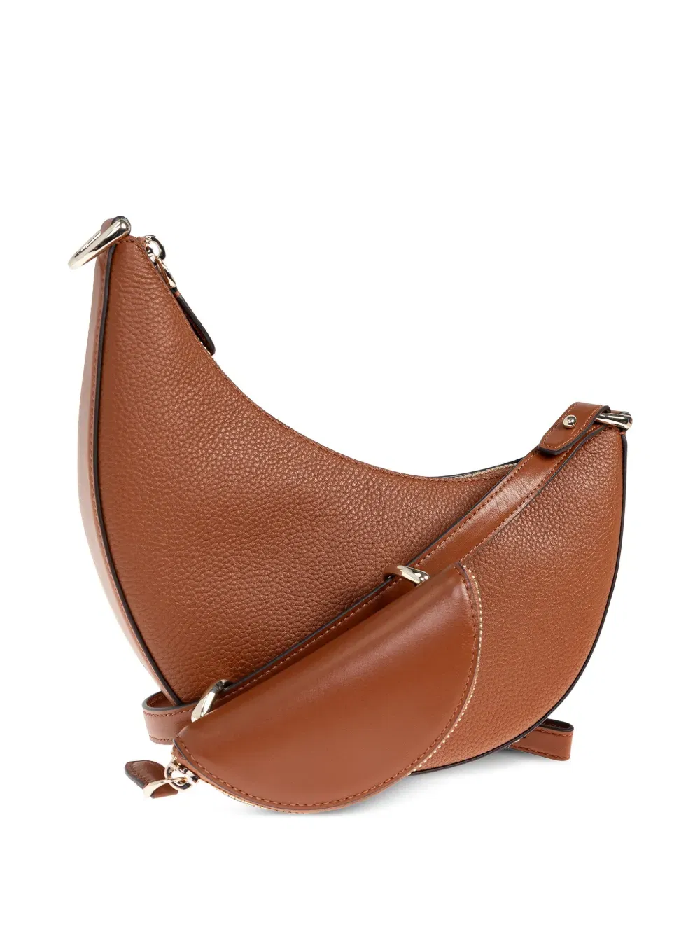 zip leather cross body bag