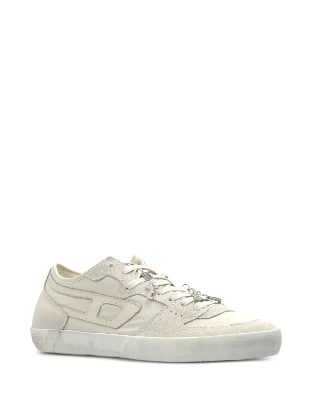 S-Leroji D-1 Low letters-detail suede low-top sneakers