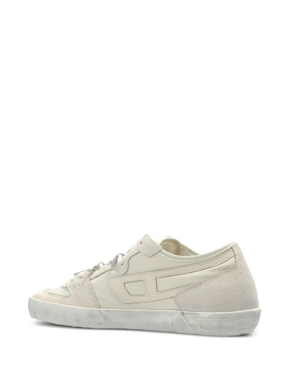S-Leroji D-1 Low letters-detail suede low-top sneakers