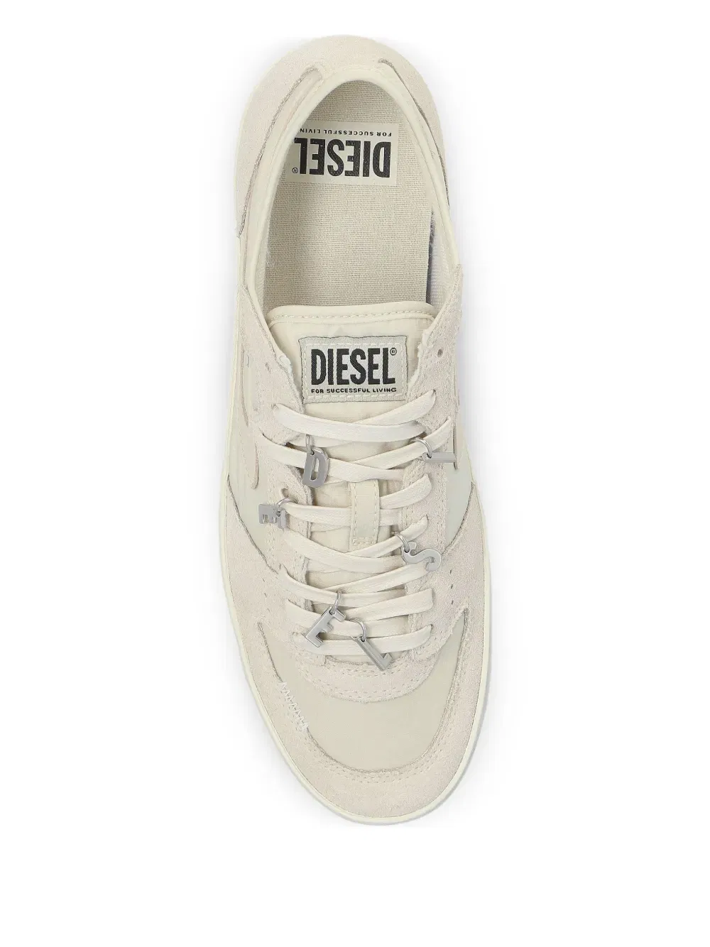 S-Leroji D-1 Low letters-detail suede low-top sneakers