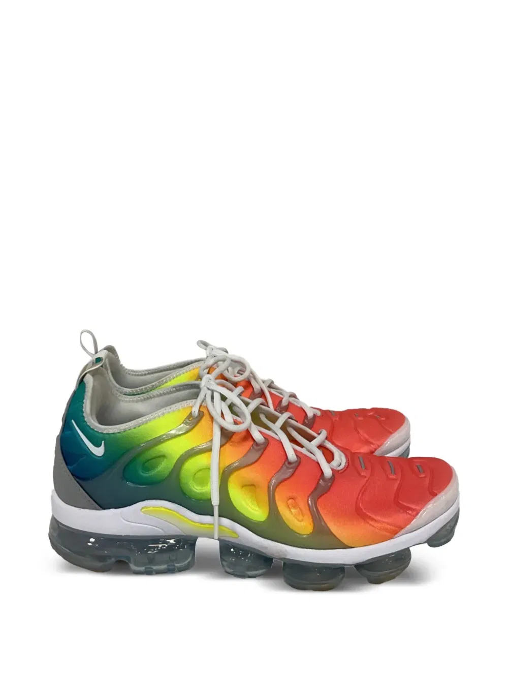 Air VaporMax Plus sculpted-sole low-top sneakers