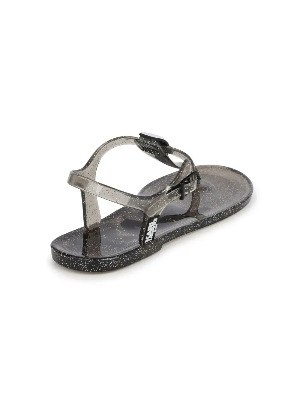 Ikonik Karl & Choupette transparent sandals