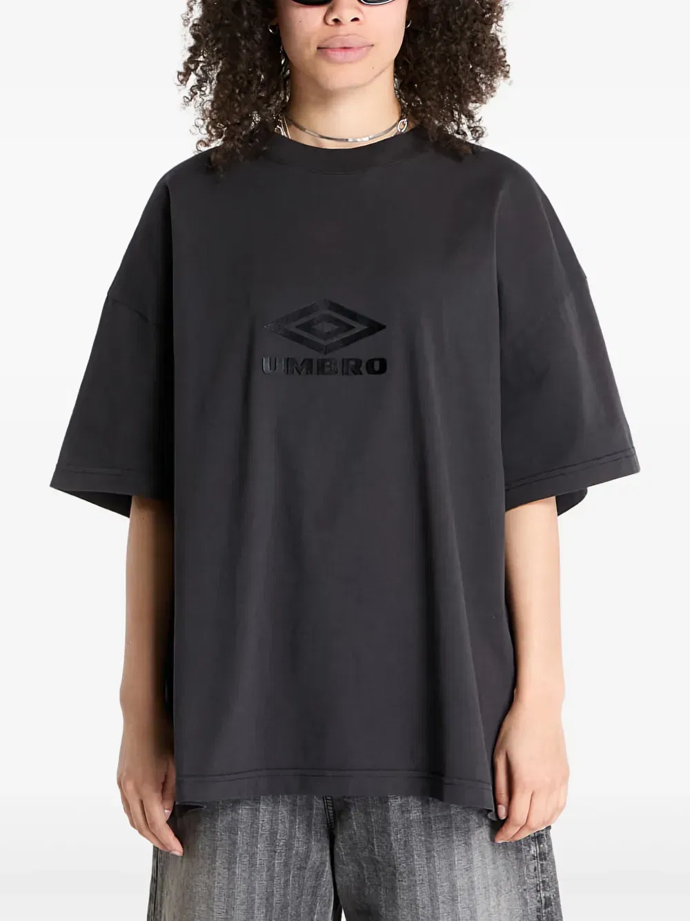 slogan-print oversized T-Shirt