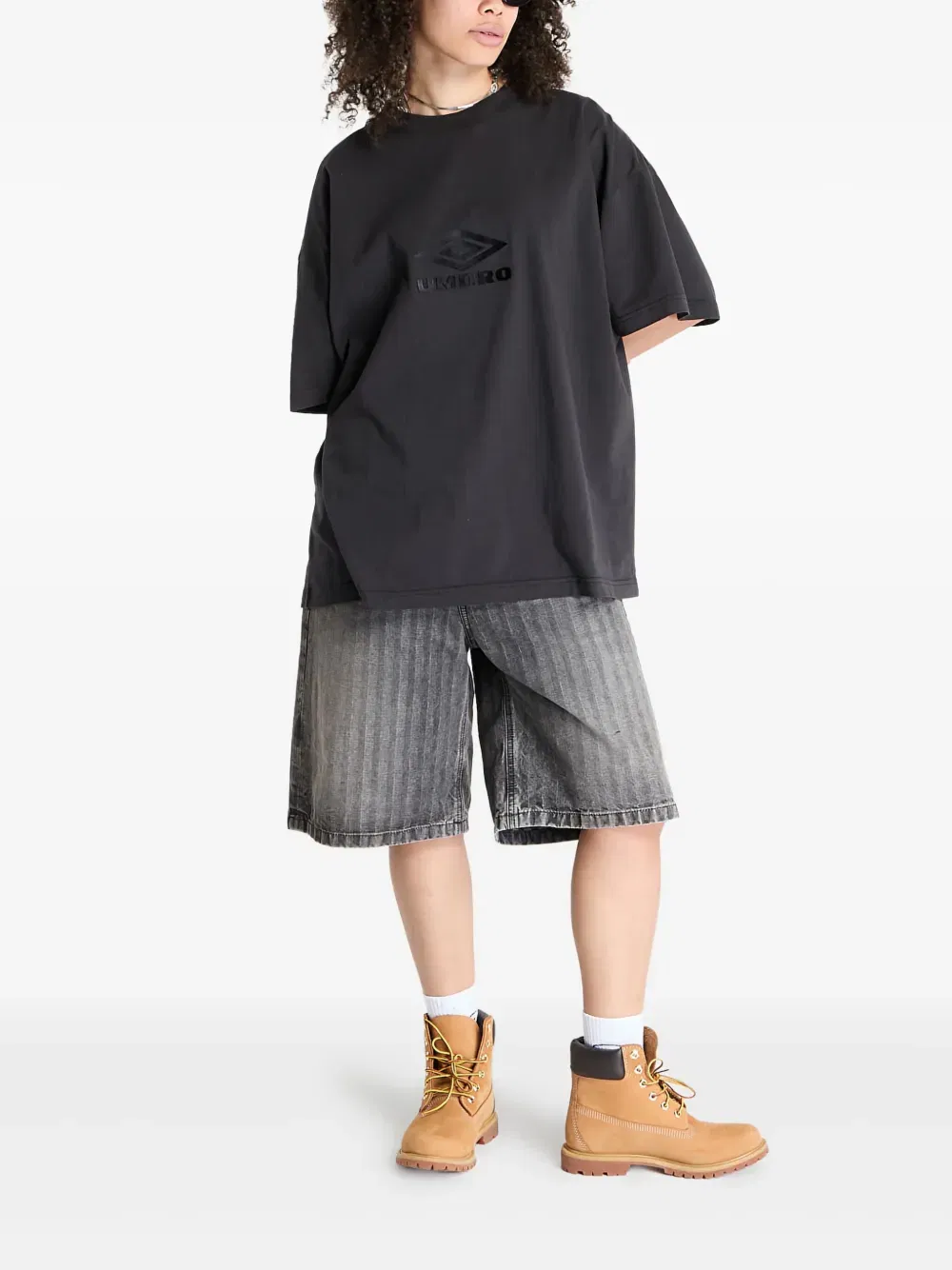 slogan-print oversized T-Shirt