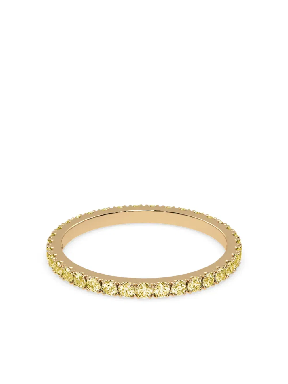 18kt recycled yellow gold Elara Memory diamond ring