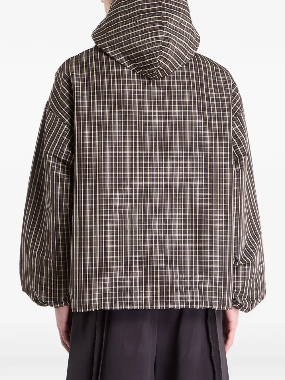 checked-pattern jacket