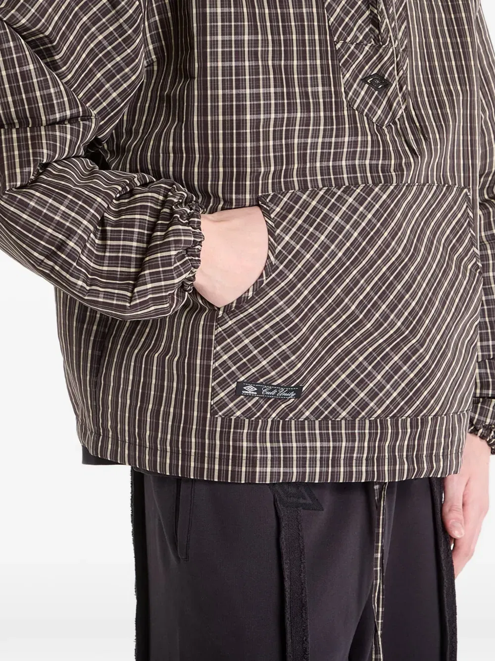 checked-pattern jacket