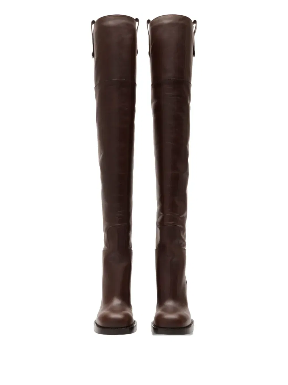 85mm Cavalier calf-leather thigh-high boots