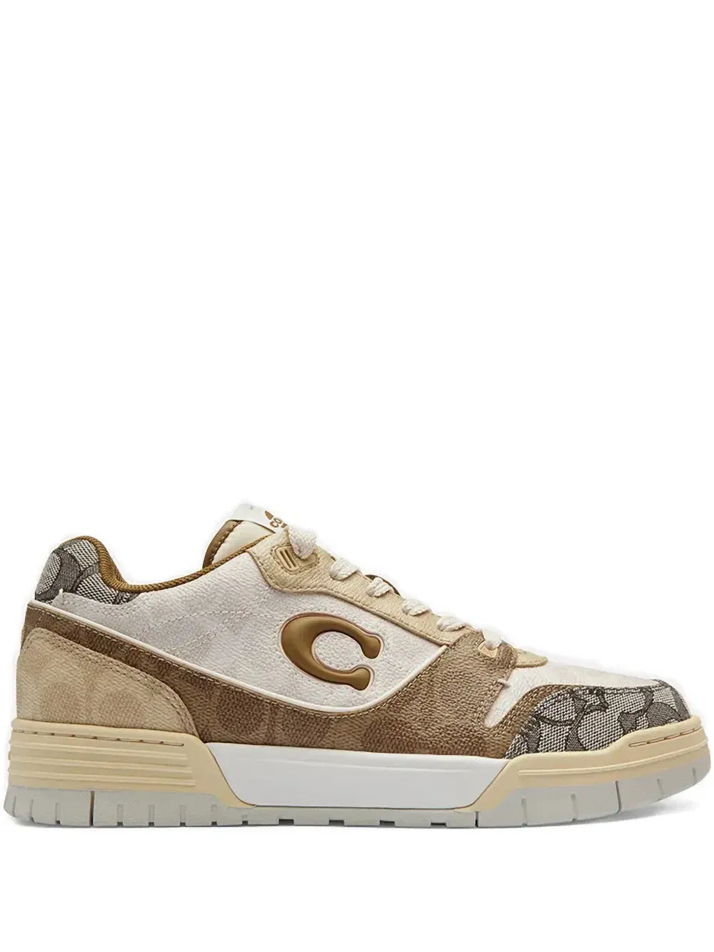 monogram logo trainers
