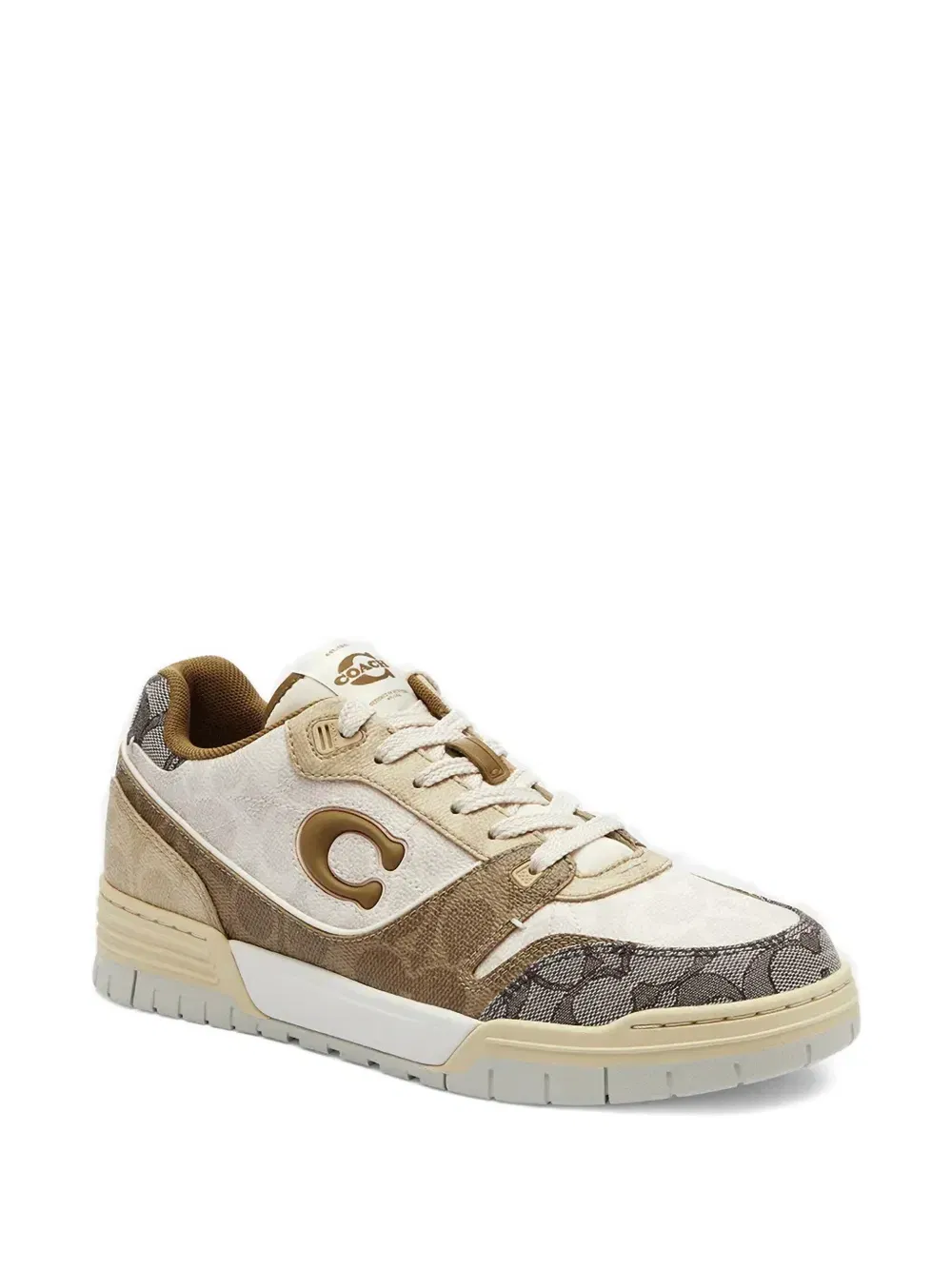monogram logo trainers