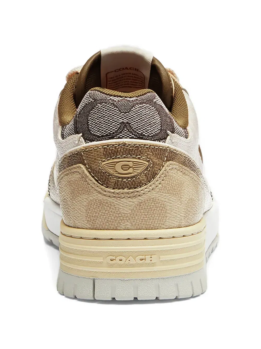 monogram logo trainers
