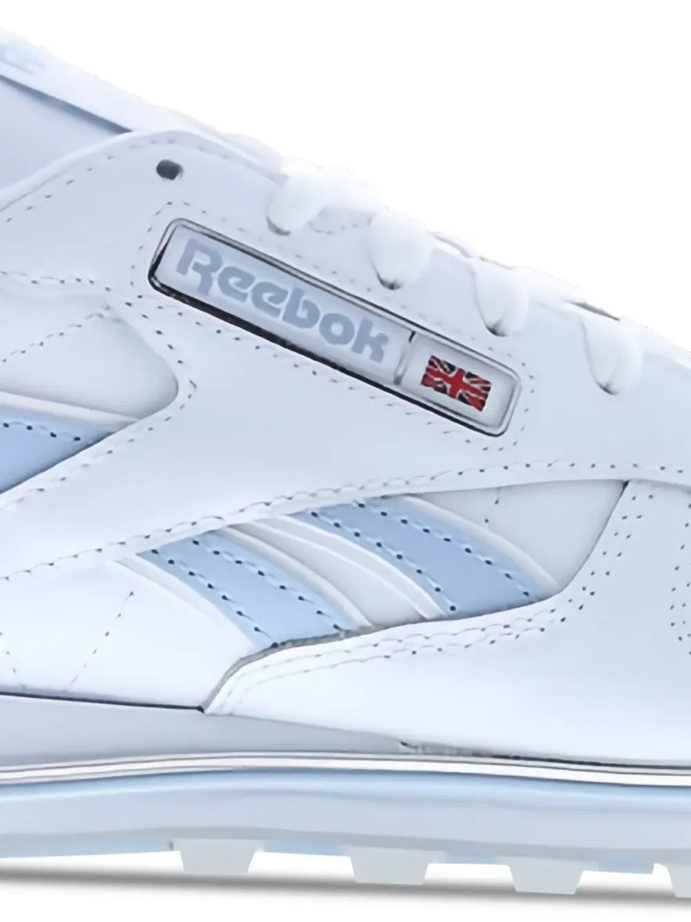 Classic "White/Pale Blue" sneakers