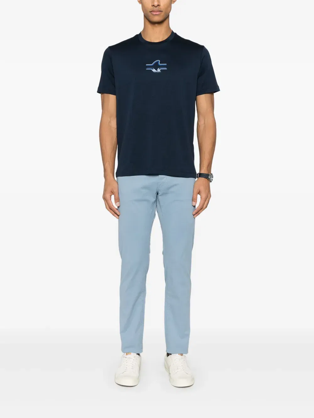 embroidered-motif T-Shirt