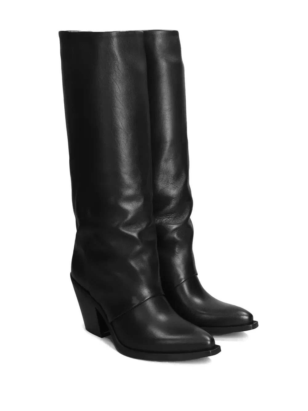 85mm leather boots