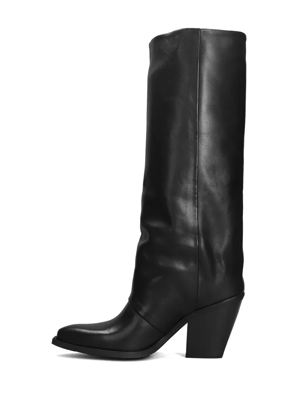 85mm leather boots