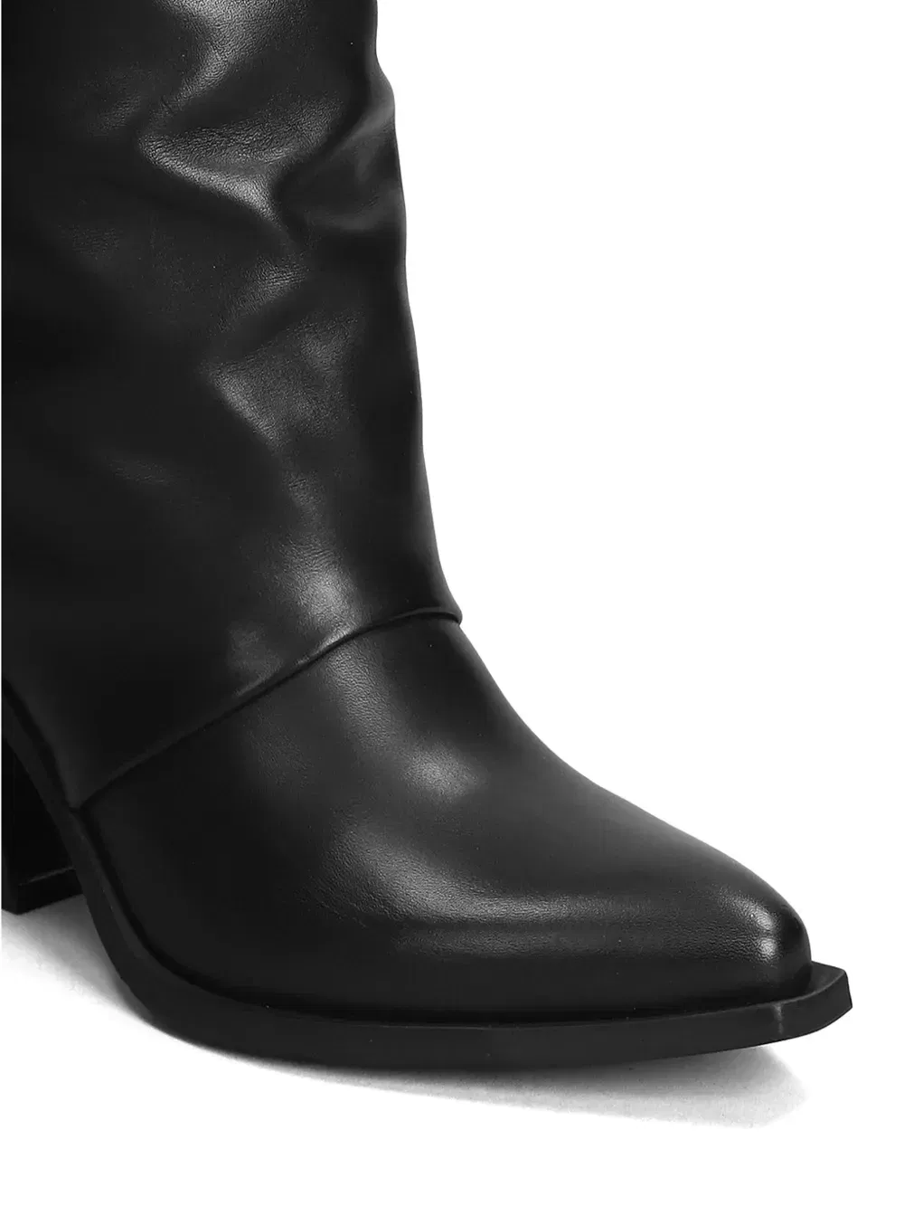 85mm leather boots