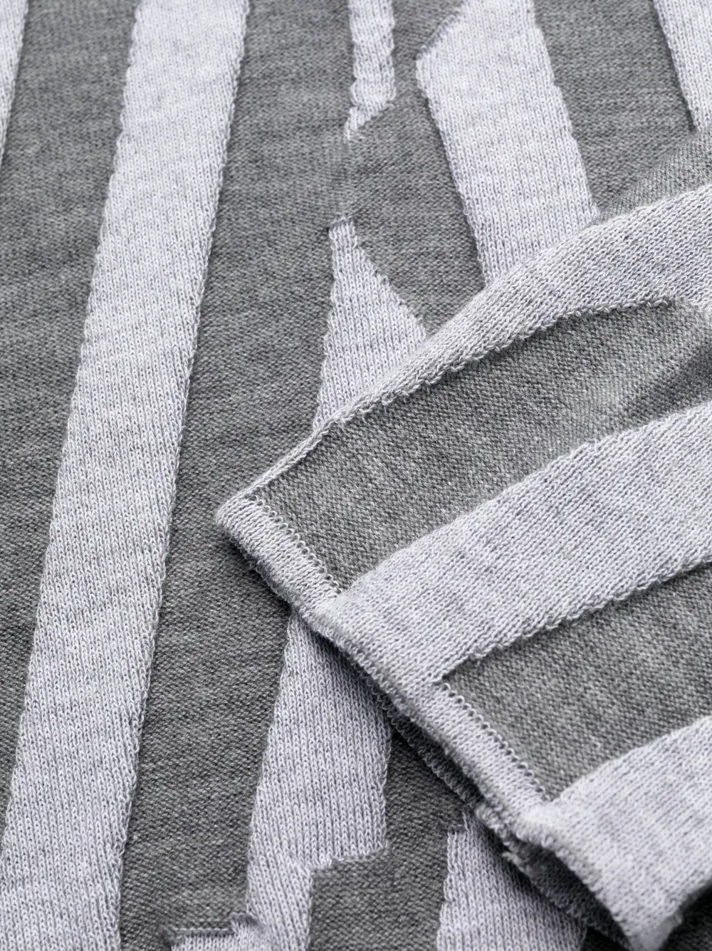 geometric knit minidress