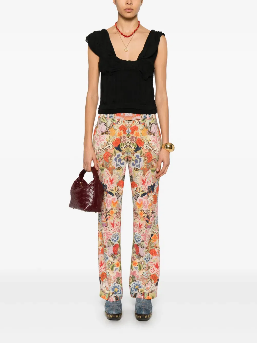 1990s x John Galliano silk top