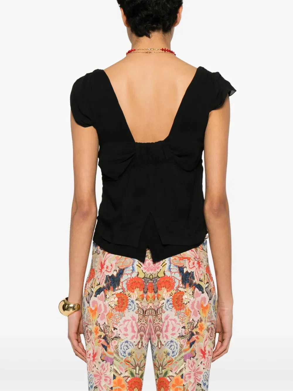 1990s x John Galliano silk top