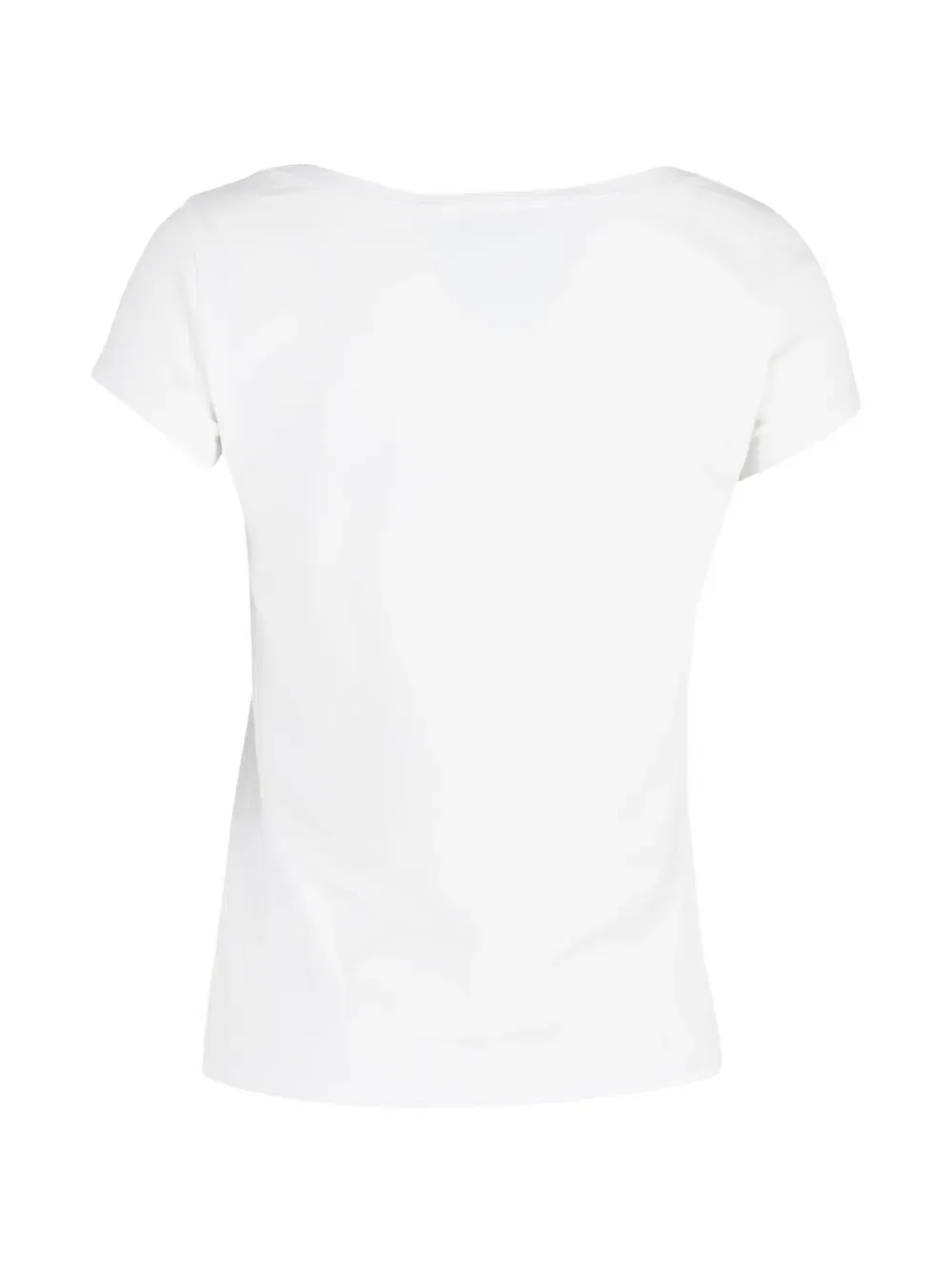 embossed round-neck T-Shirt