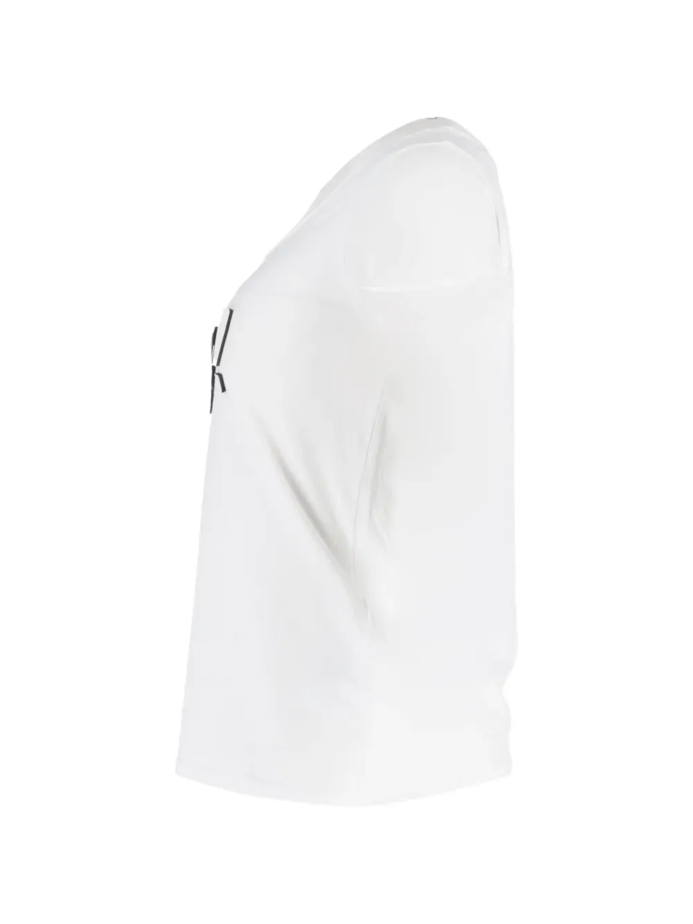 embossed round-neck T-Shirt
