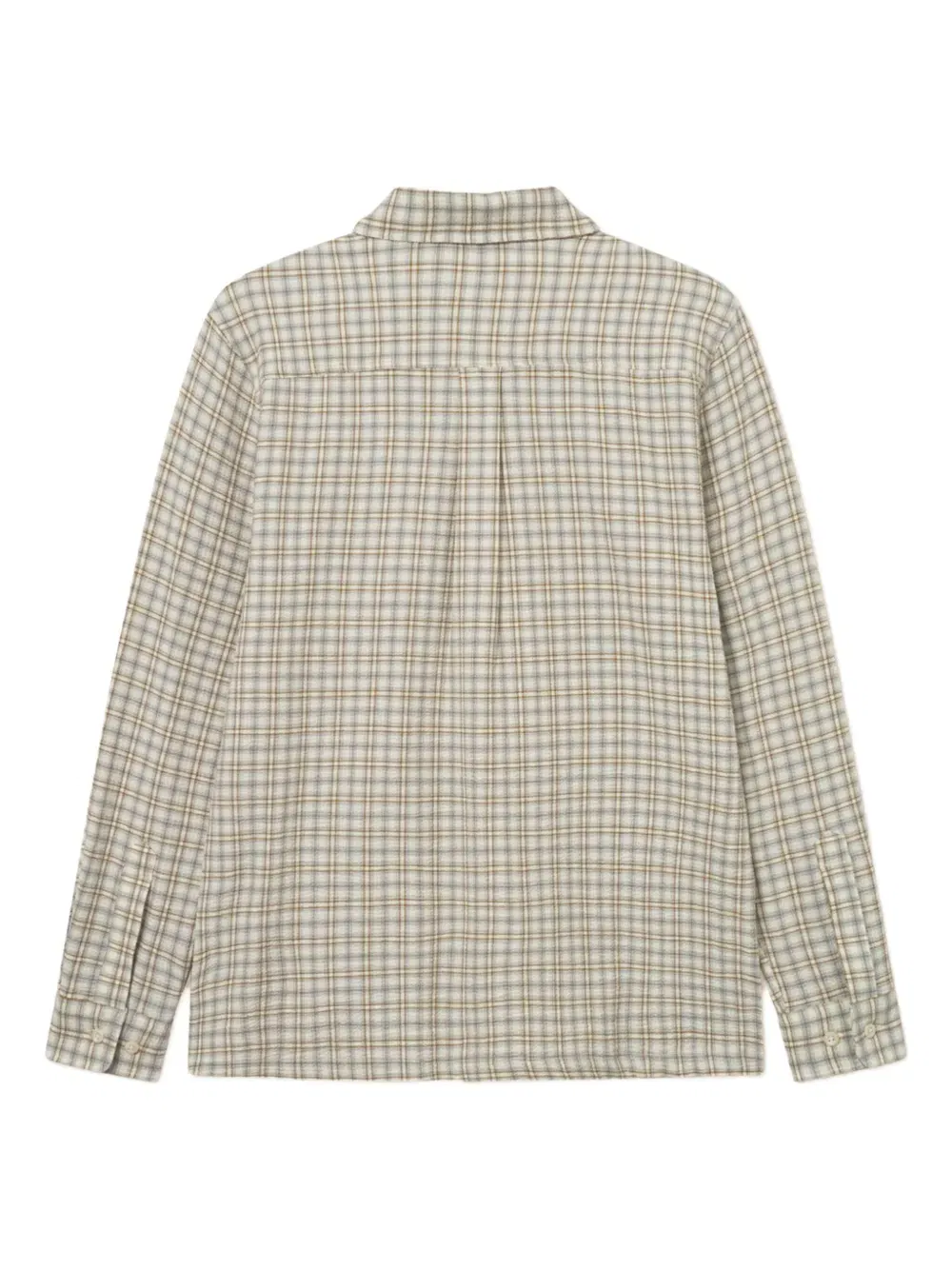 checked chest-pocket shirt